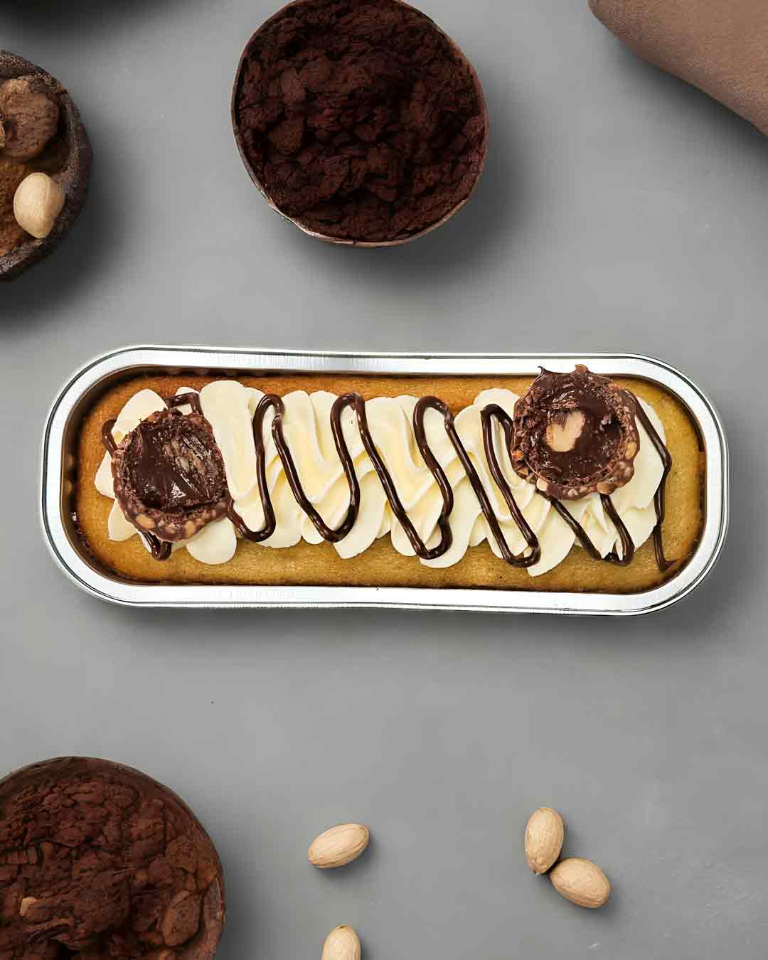Ashas-Cupcakes-Ferrero-Rocher-Mini-Loaf-Tin